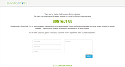 Desktop Screenshot of enviropuresystems.com